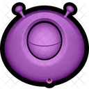 Morado Monstruo Extraterrestre Icon