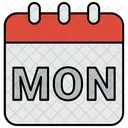 Montag Wochenende Tag Icon