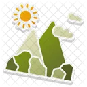 Montagna Natura Albero Icon