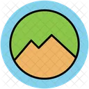 Montagne Collines Altitude Icon