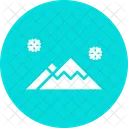 Neige Montagne Hiver Icon