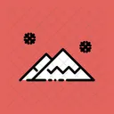 Neige Montagne Hiver Icon