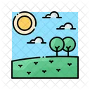 Midi Soleil Ciel Icon