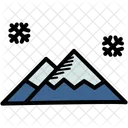 Neige Montagne Hiver Icon