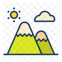 Monte Montana Paisaje Icon