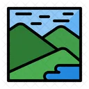 Montana Naturaleza Paisaje Icon