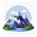 Montaña de nieve  Icon