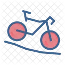 Montanha Ciclismo Bicicleta Ícone