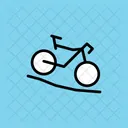 Montanha Ciclismo Bicicleta Ícone