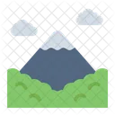 Montanha Pico Viagem Ícone