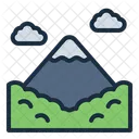 Montanha Pico Viagem Ícone