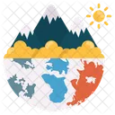 Montanhas Globais  Ícone