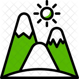 Montanhas  Ícone