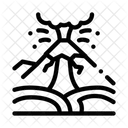 Terremoto nas montanhas  Ícone