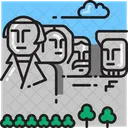 Monte Rushmore Paisaje Memorial Icono