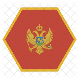 Montenegro Flag Icono