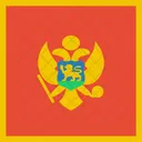 Montenegro Drapeau Monde Icône