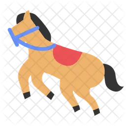 Monter à cheval  Icône