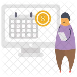 Monthly Budget  Icon