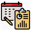 Monthly Business Report Report Month Icon