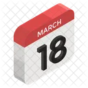 Monthly Calendar Schedule Planner Icon