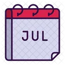 Monthly Date Time Icon