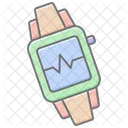 Montre Intelligente Icone De Couleur Lineaire Icon