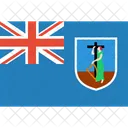 Montserrat Flag World Icon