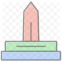 Icone Couleur Lineaire Memorial De Guerre Icon