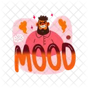 Mood Typography Lettering Expression Icon