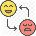 Mood Swing Bipolar Icon