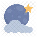 Moon Night Sky Icon