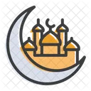 Moon Crescent Mosque Icon