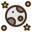 Moon Space Universe Icon