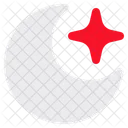 Moon Half Moon Star Icon