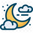 Moon Crescent Halloween Crescent Icon