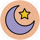 Moon Star Night Icon
