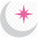 Moon Star Crescent Icon