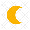 Moonlight Crescent Night Icon