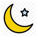 Moon Star Night Icon