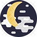 Moon Night Cloud Icon