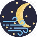 Moon Crescent Night Icon