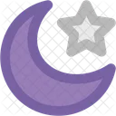 Moon Star Nature Icon