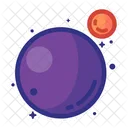 Moon Size Planet Icon