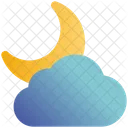 Moon Cloud Night Icon