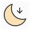 Moon Night Daytime Icon