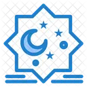 Moon Cresent Star Icon