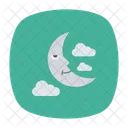 Moon Night Cloud Icon