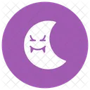 Moon Clown Halloween Icon