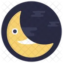 Moon Cartoon Sleeptime Icon